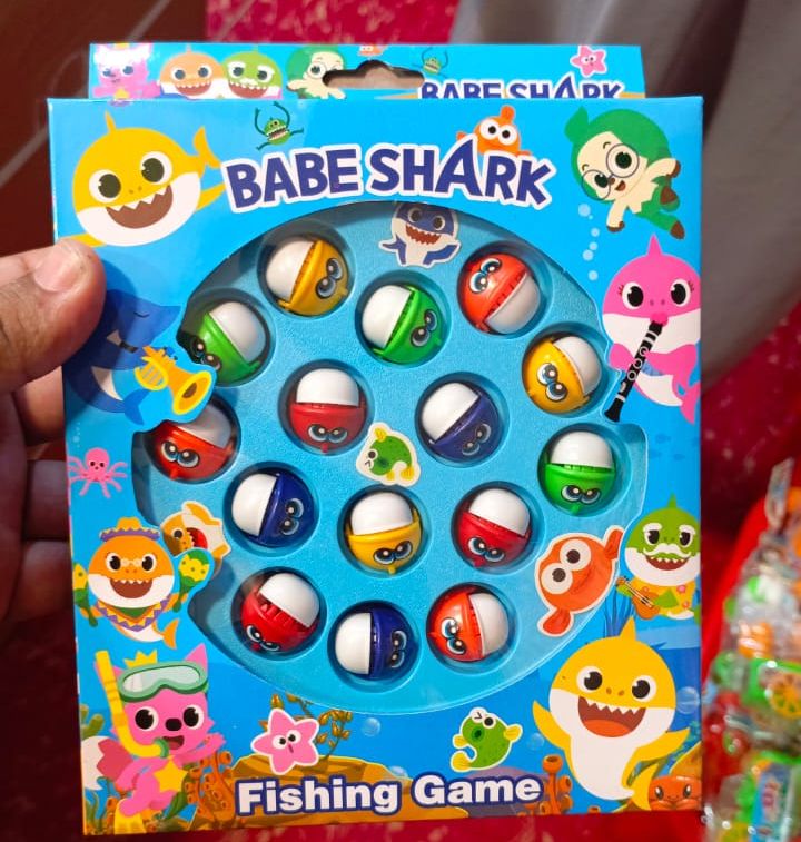 Babe Shark Fishing Game Fish Catching Kids Play Set (Random color) View Gallery - Pakistan
