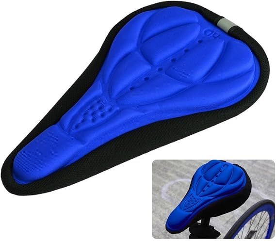 Bicycle Saddle Seat Cover  Soft GEL Foam Pad Padded Breathable Non-slip (Random color) View Gallery - Pakistan