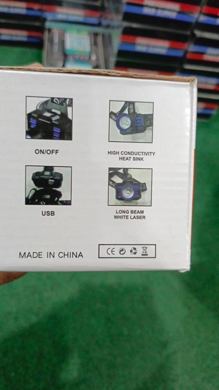 Headlamp Rechargeable Powerful Head Lamp with Built-in Battery Outdoor Camping Headlight Head Flashlight Head Light View Gallery - Pakistan