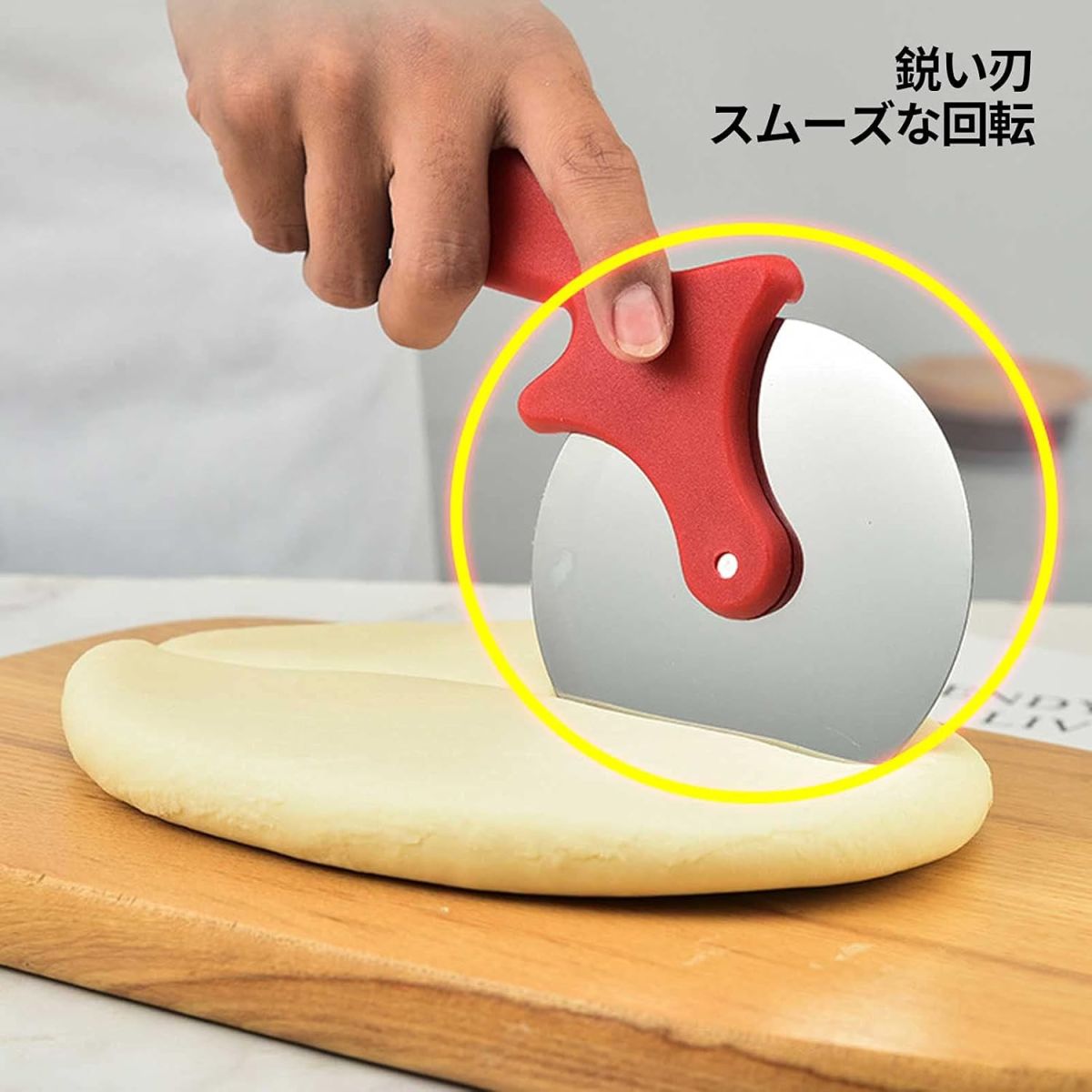 Pizza Cutter, Pizza r Big Size  Cooker Stainless Steel, Commercial Use, Kitchen Helper(random color) View Gallery - Pakistan