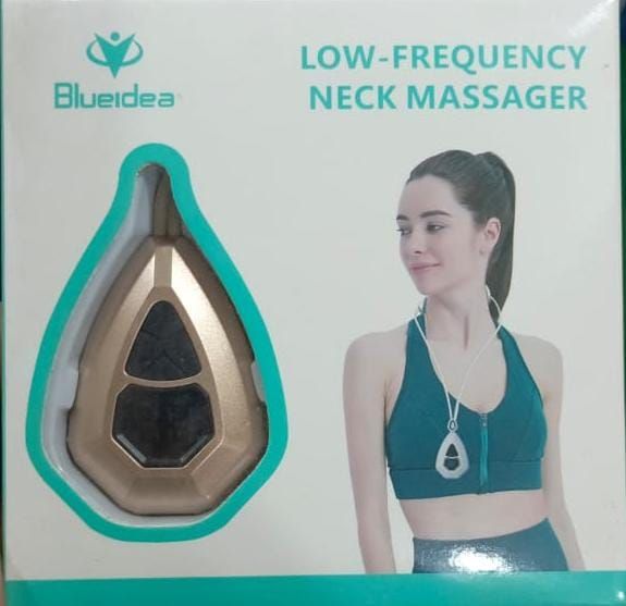 Smart Neck Massager EMS Pulse Heating Pendant Cervical Spine Massage Deep Tissue Neck Protector Pain Relief Health Care Tool (random color) View Gallery - Pakistan