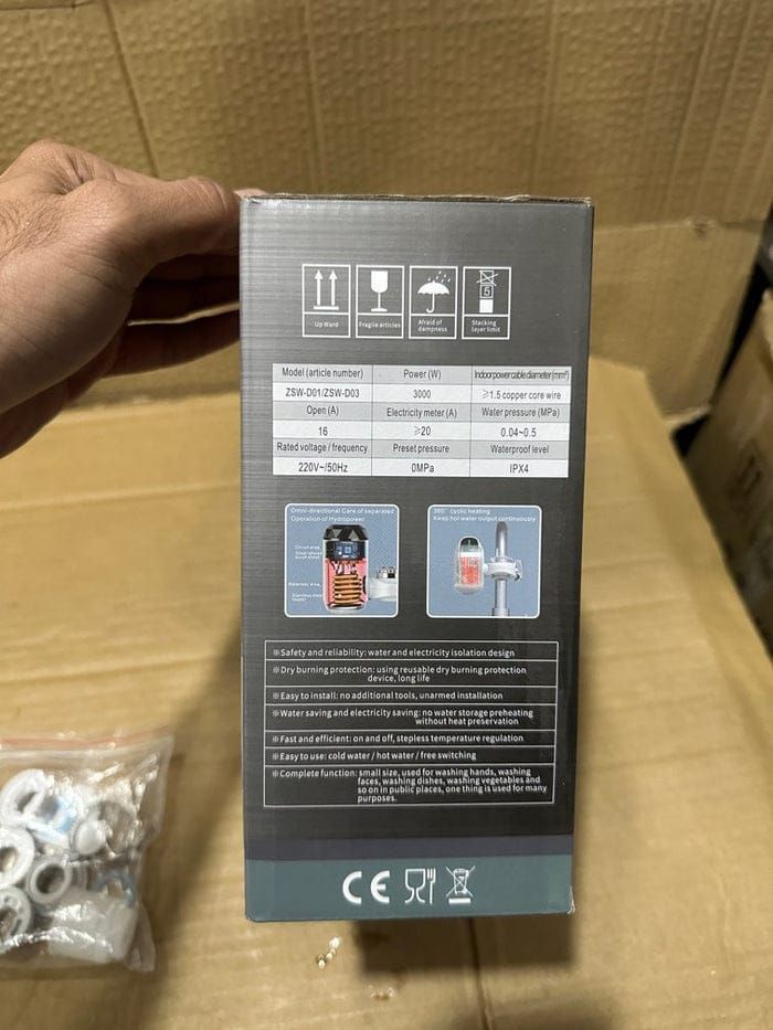 imported immediate Electric water heater ZSW-D01 View Gallery - Pakistan