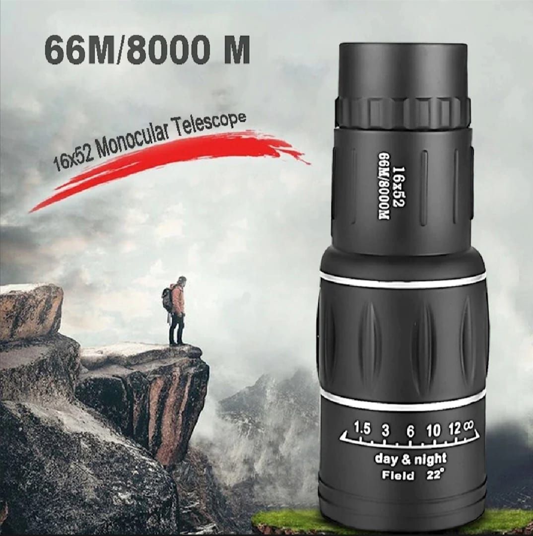 Universal Use Monocular (Bushnell) High Magnification Telescope Dual Focus View Gallery - Pakistan