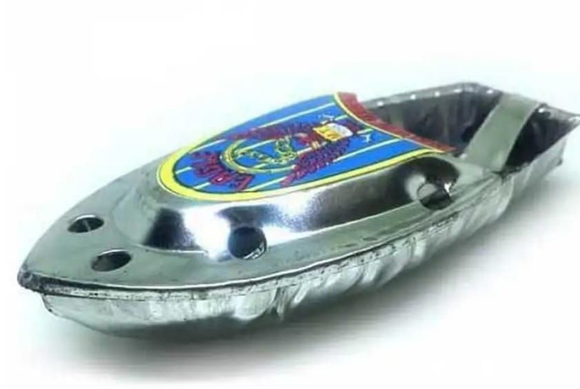 5 Pcs Set - Water Candle Boat Alloy Tin Metal Toy For Kids Boys and Girls - Bath Baby Toy Swimming Fun Toys - PoP PoP Sound View Gallery - Pakistan