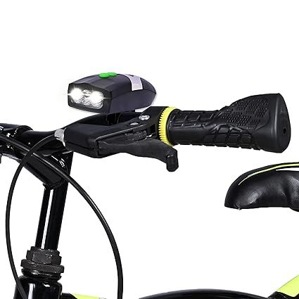 3 LED Bicycle Front Head light &amp; bell siren alarm hooter / cycle light generic View Gallery - Pakistan