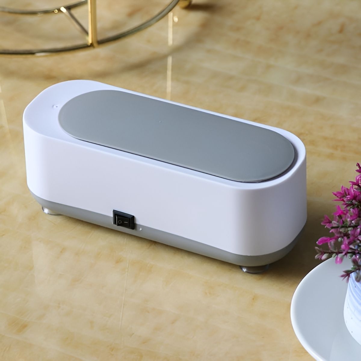 Ultrasonic Cleaner Jewelry Watch Eye Glasses Ring Makeup Brush Cleaning Machine (Random color) View Gallery - Pakistan