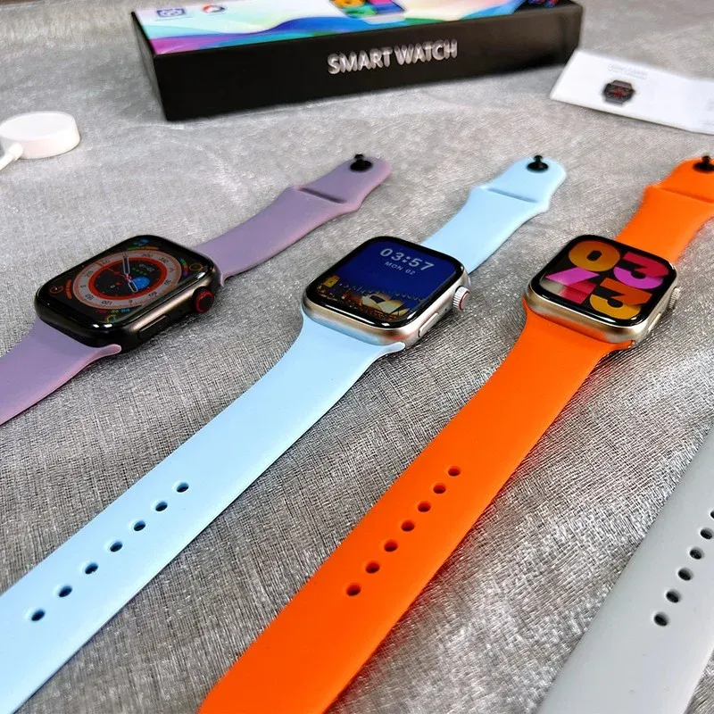 T500 Bluetooth Smart Watch Heart rate monitor Sports fitness tracking for Men and Women (Random Color) View Gallery - Pakistan