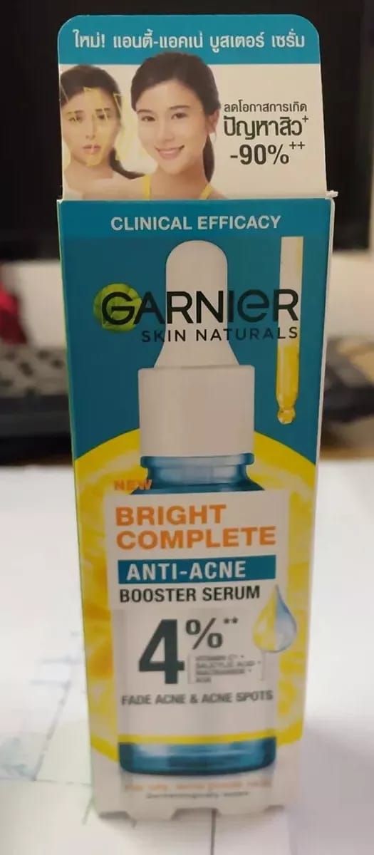 Garnier Skin Naturals Bright Complete Anti Acne Booster Serum Brighter 30ml. View Gallery - Pakistan