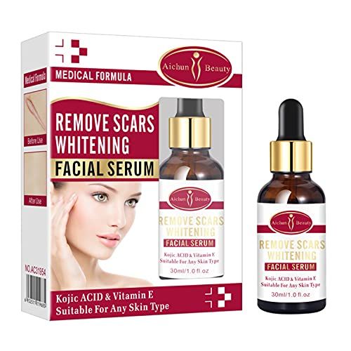 AICHUN BEAUTY Scar Removal Facial Serum Pimples Stretch Marks Face Moisturizing Body Remove Scars Kojic Acid Vitamin E 30ml View Gallery - Pakistan