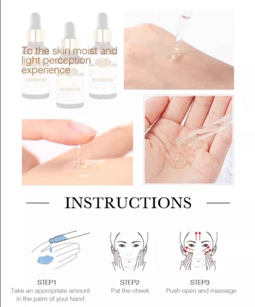 AICHUN BEAUTY Anti-Wrinkle Moisturizing Facial Serum - Hyaluronic Acid, Argan Oil - 2in1 Care - 30ml View Gallery - Pakistan