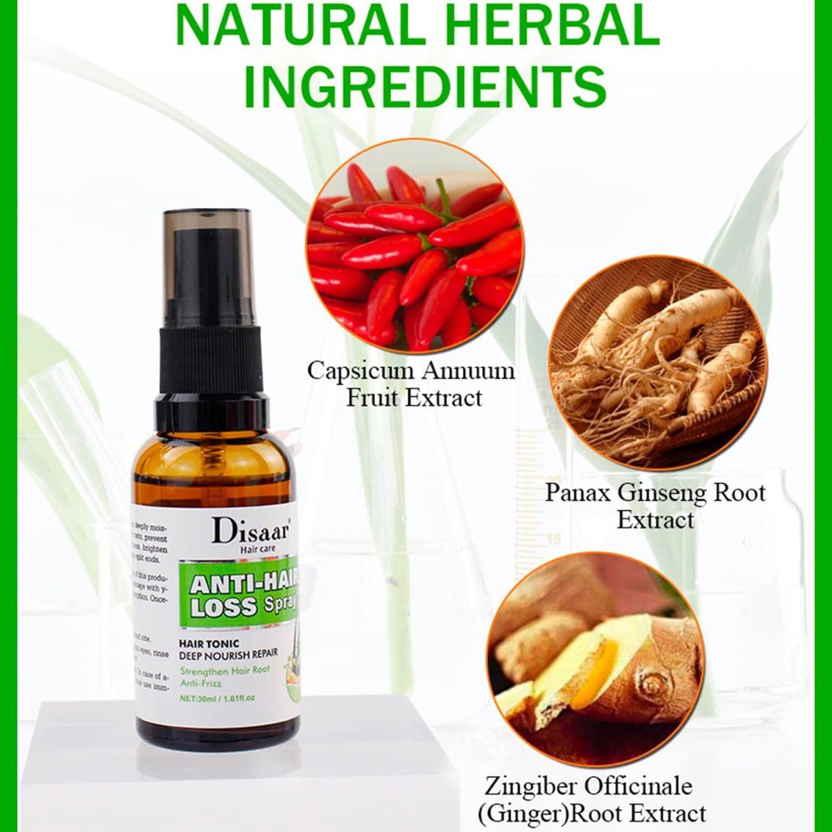 Anti-Hair Loss Spray Tonic Deep Moisturize Nourish Repair Strengthen Hair Root Anti-Frizz Care 30ml View Gallery - Pakistan