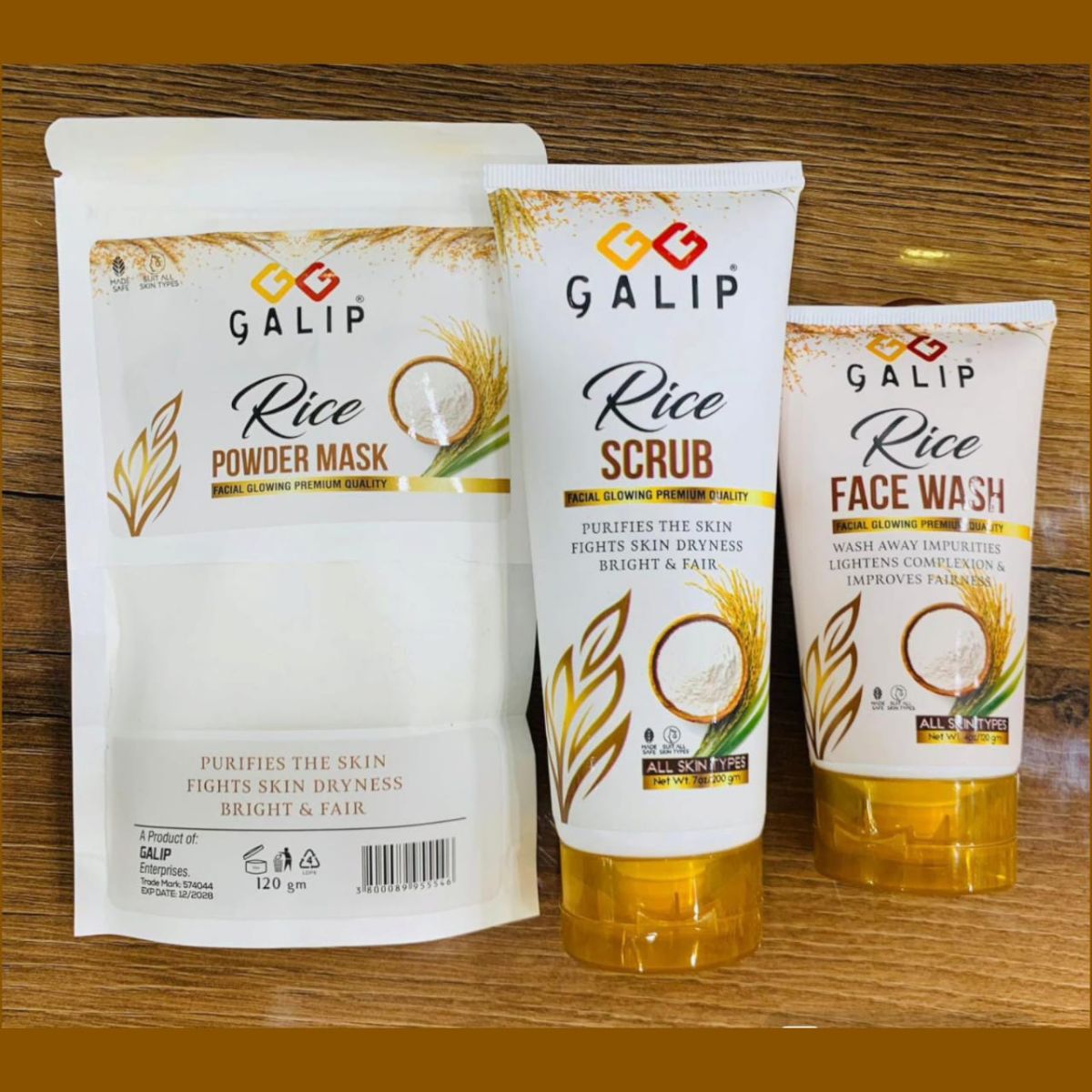 GALIP Rice Glow Kit - Korean Glow Mask - Korean Glow Kit View Gallery - Pakistan