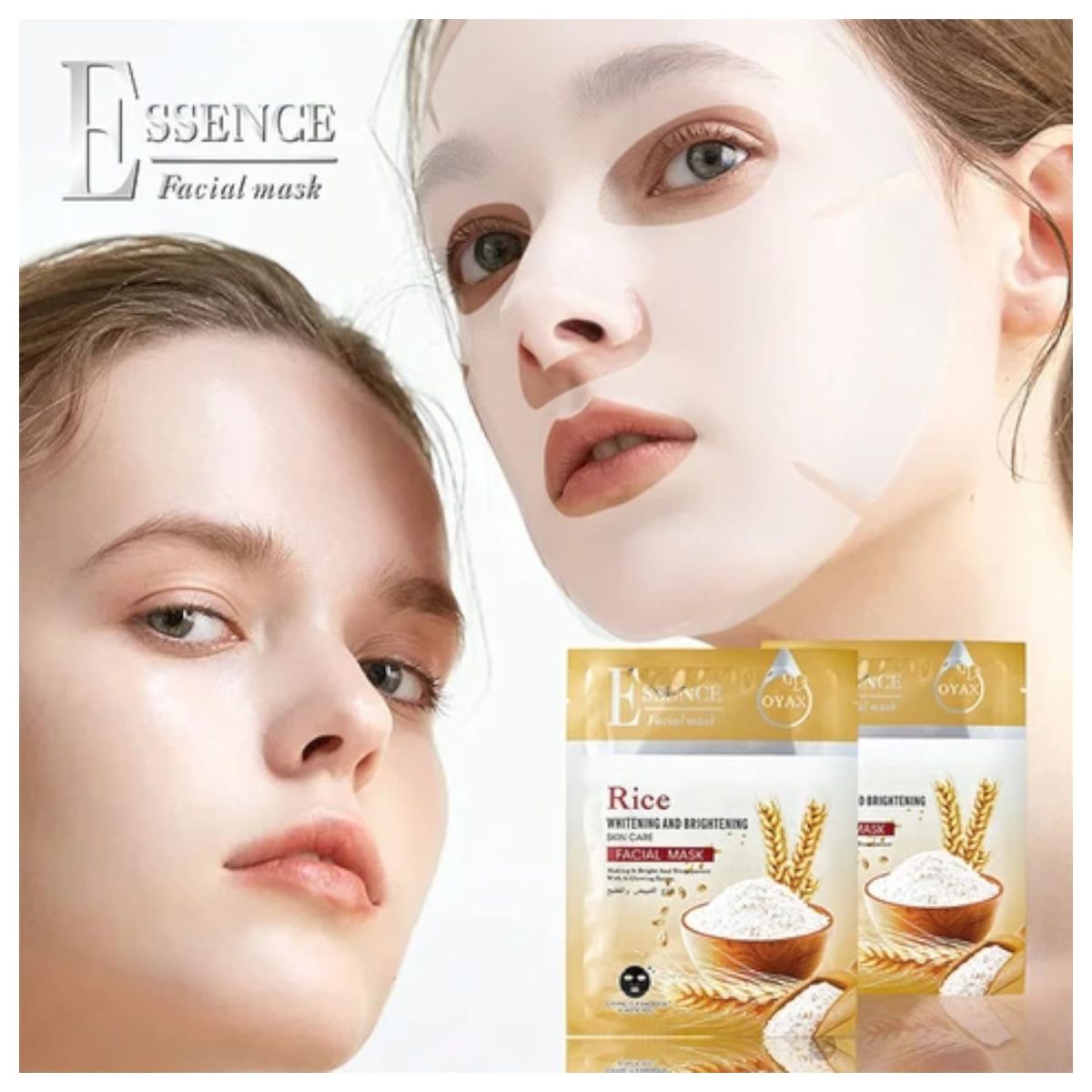 (pack of 6 ) Rice moisturizing face mask 30ml View Gallery - Pakistan