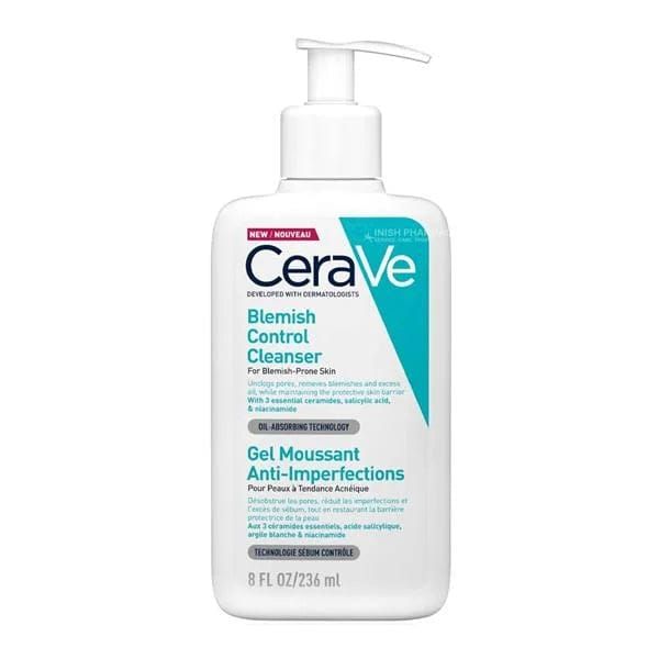 CeraVe Blemish Control Face Cleanser with 2% Salicylic Acid &amp;amp; Niacinamide for Blemish-Prone Skin (236ml)