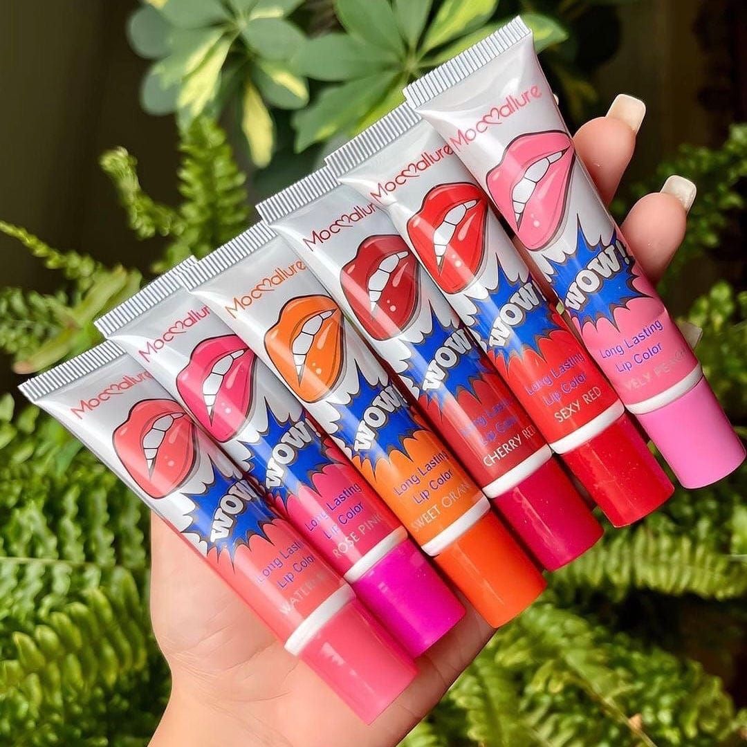 (pack of 6 ) 6pcs Peel Off Liquid Lipstick Waterproof &amp;amp; Long Lasting Lip Tint