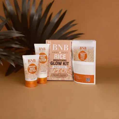 BNB Whitening Rice Extract Bright &amp;amp; Glow Kit