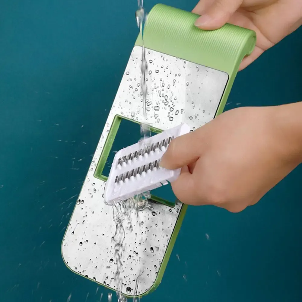 5in1 vegetable cutter  Stainless Steel Multifunctional   Grater For Vegetables Slicers Shredders Peeler  (random color) View Gallery - Pakistan
