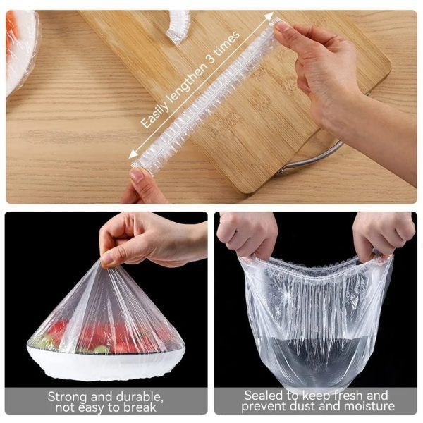 100 Pcs Disposable Food Cover Plastic Shopper Bags View Gallery - Pakistan