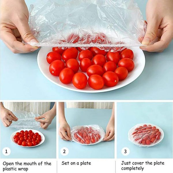 100 Pcs Disposable Food Cover Plastic Shopper Bags View Gallery - Pakistan