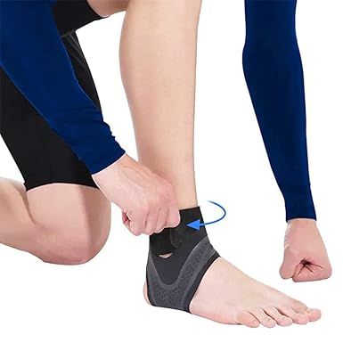 1 Pcs Right Foot Breathable Ankle Brace for Sprained Ankle,Stabilize Ligaments,Prevent Re Injury for men &amp; women with Adjustable Wrap View Gallery - Pakistan