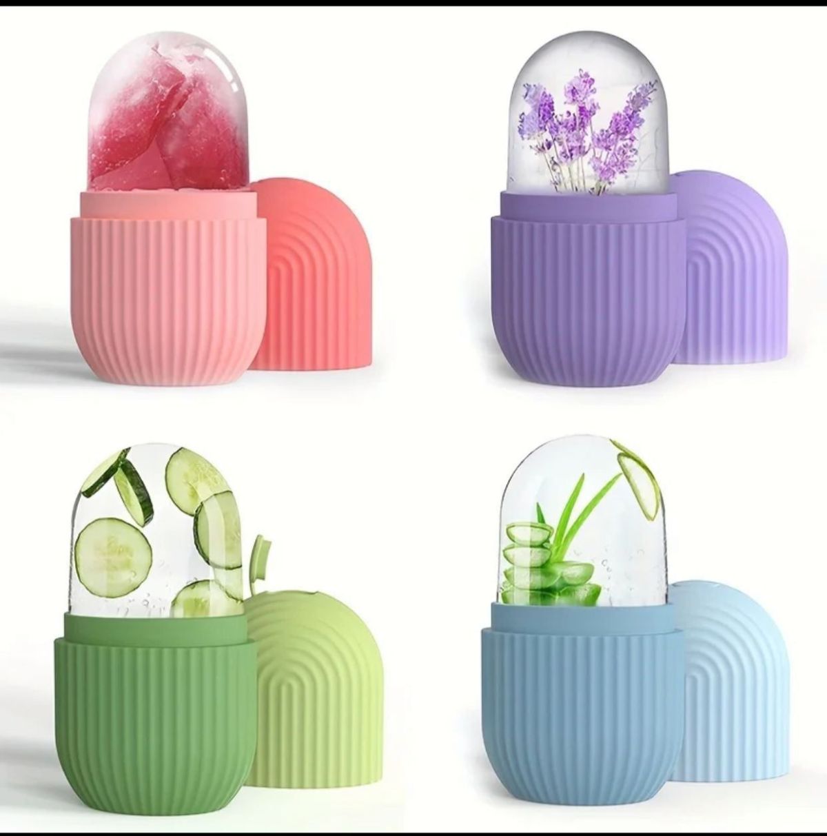 Reusable Facial Ice Roller for Face | Enhance Skin Glow Shrink &amp;amp;Tighten Pores (random color)