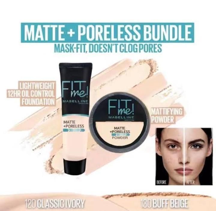 Fit me foundation and face powder gift pack View Gallery - Pakistan