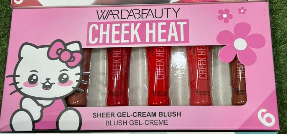Pack of 6 Cheek Heat Shimmer Gel-Cream Blush, View Gallery - Pakistan