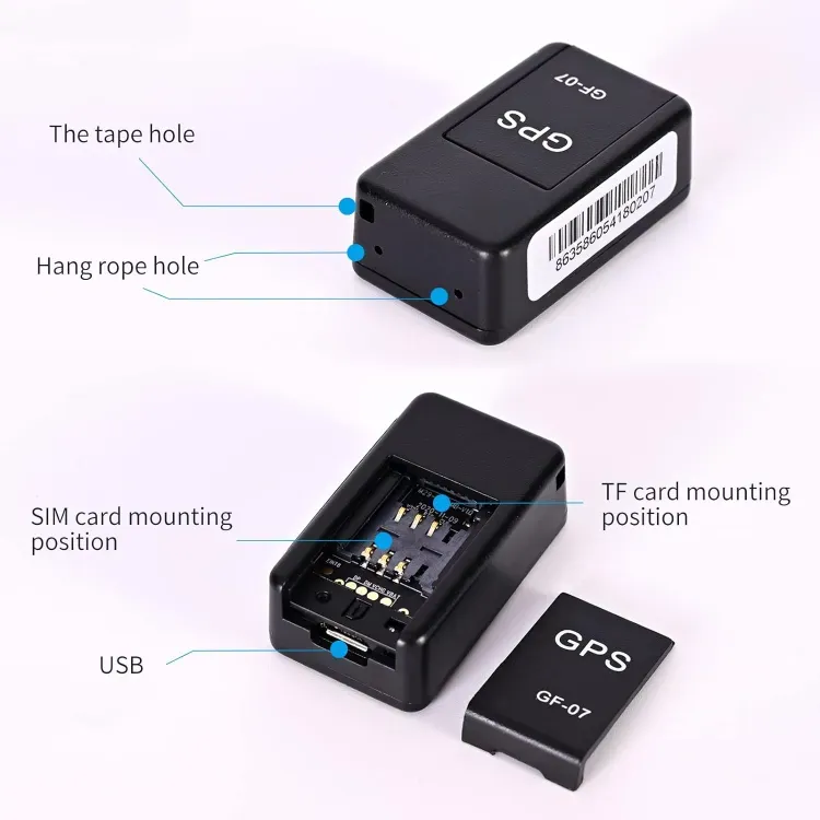 GF07 Wireless Mini Magnetic GPS Tracker Car Mobile Bike Bag Tracking Device View Gallery - Pakistan