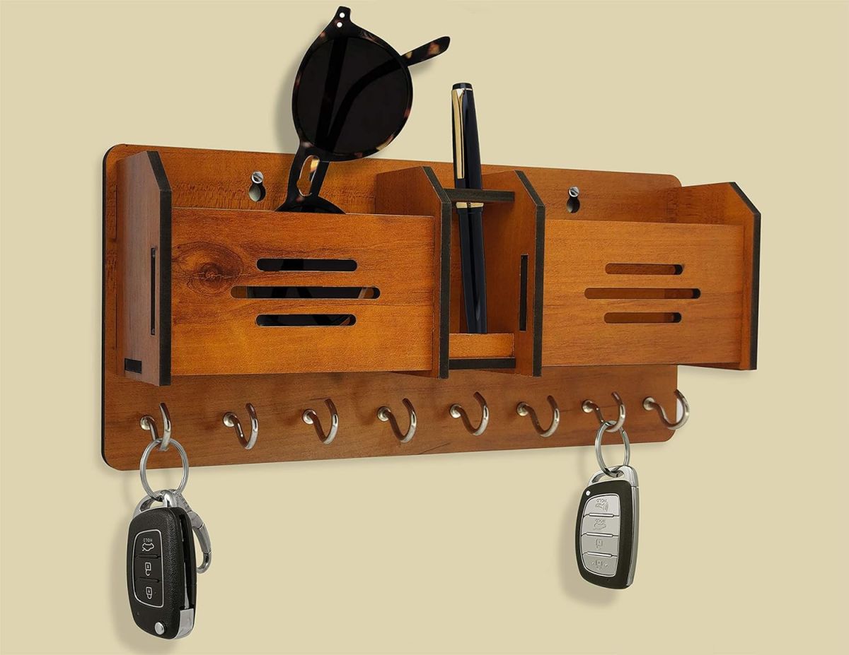 Multipurpose Design Wooden Key Holder I  Home Decoration Items I Wall Decoration Items For Shop Wall Hanging For Keys View Gallery - Pakistan
