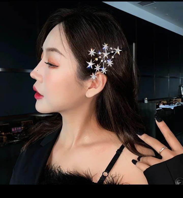 Korean Star Hair Pin For Girls Pack of 2 View Gallery - Pakistan