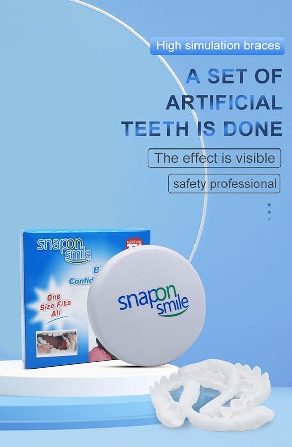 Snap On Smile - Veneers Teeth for Men and Women - Moldable False Artificial Braces Teeth View Gallery - Pakistan