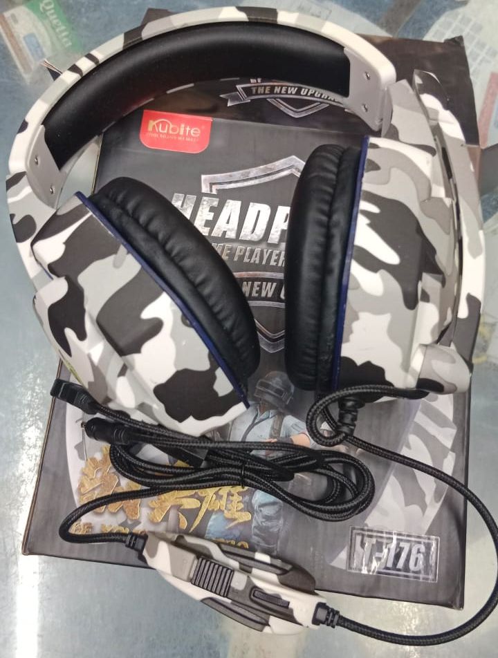 Gaming Headphone T176 Single Pin with Light View Gallery - Pakistan