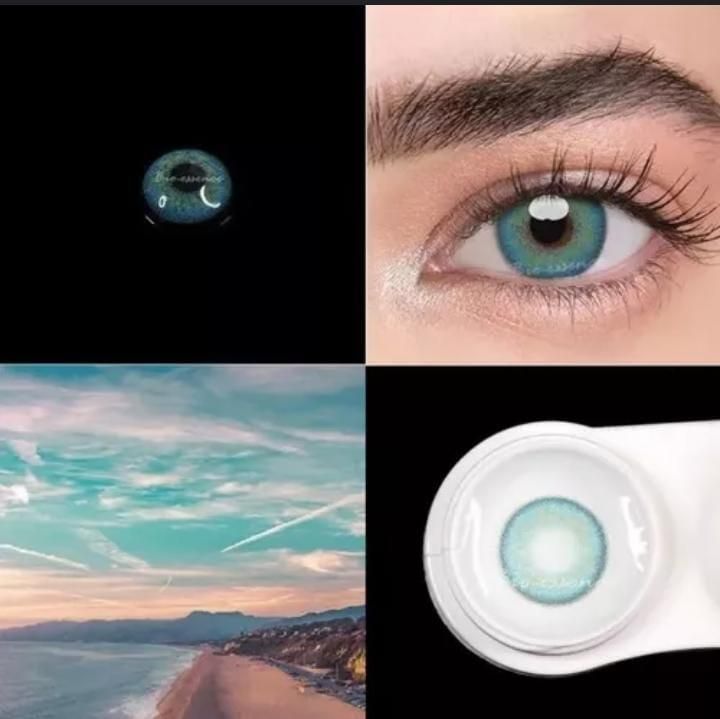Aqua green lens