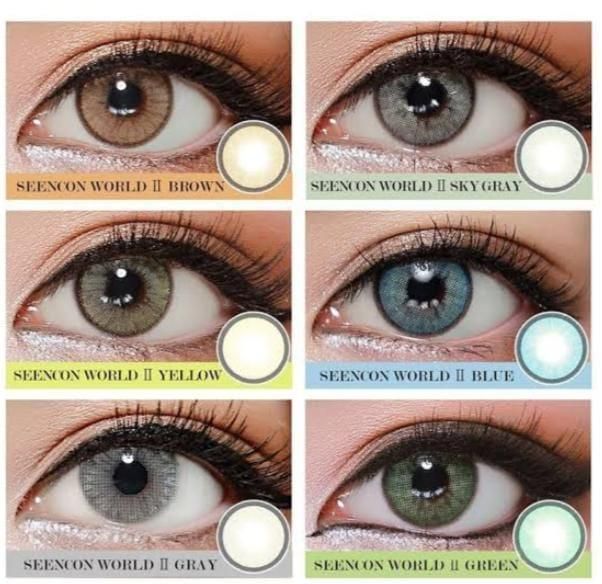 Eyes Color Lenses – Eye Lenses For Girls &amp;amp; Boys ( Grey, Blue, Green, Brown)