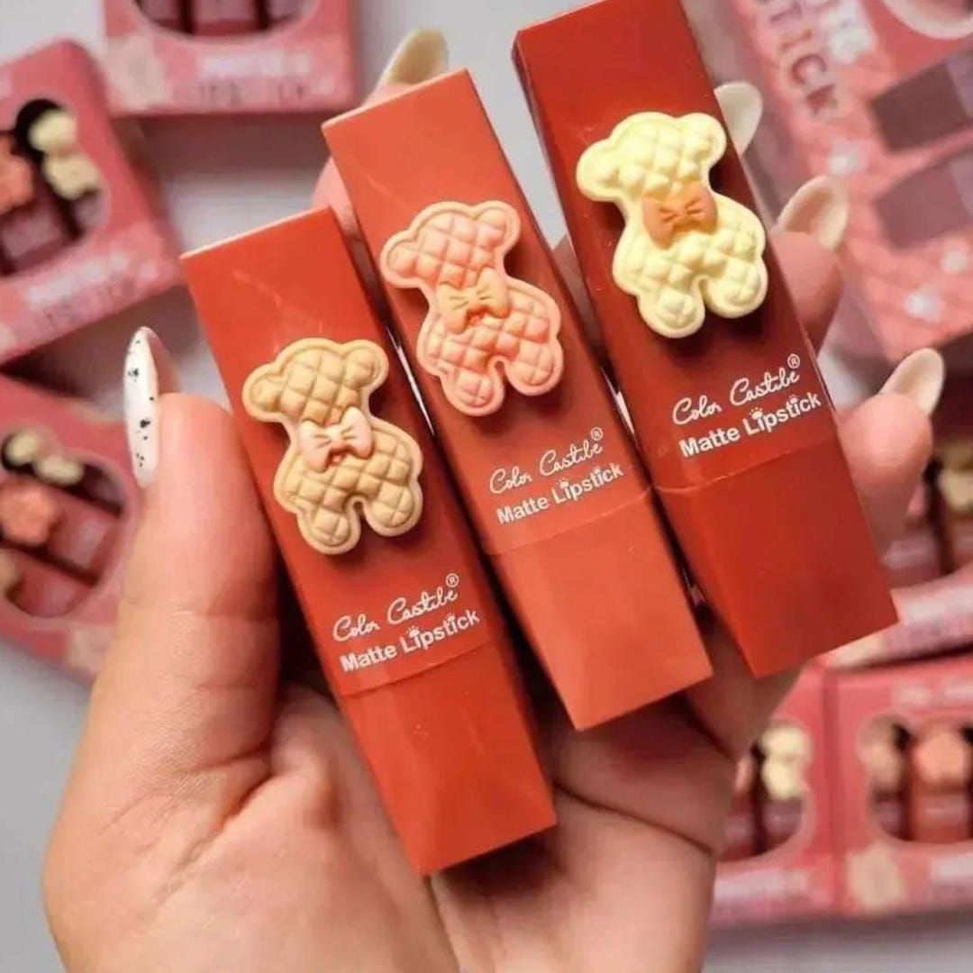 pack of 3 Color castle pigmented lipsticks pack View Gallery - Pakistan