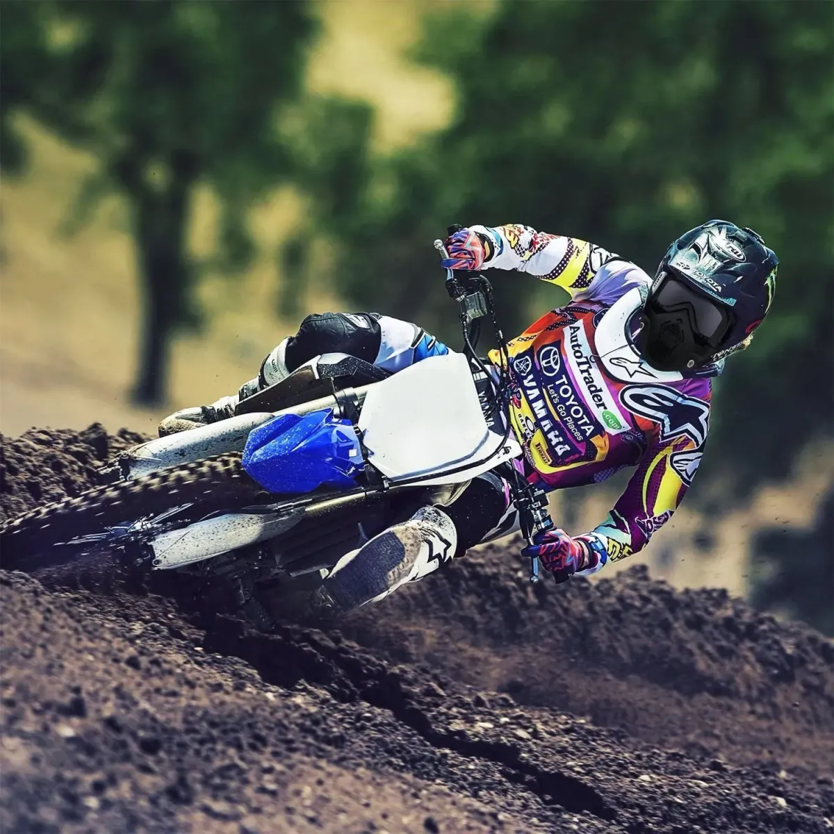 Motorcycle Goggles with Removable Full Face Mask Riding Glasses Dirt Bike ATV Motocross Detachable Eyewear (Random glass Shade) View Gallery - Pakistan