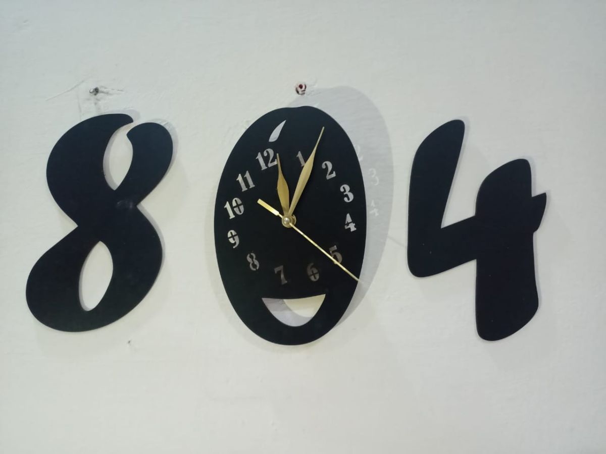 3d wall clock Wooden Wall Clock(804) View Gallery - Pakistan