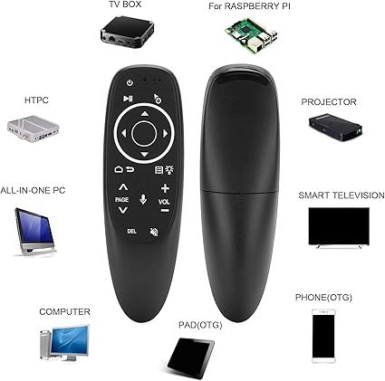 Wireless Air Mouse With Voice Control YouTube, Netflix For Android mobile and Smart TV and tablets View Gallery - Pakistan
