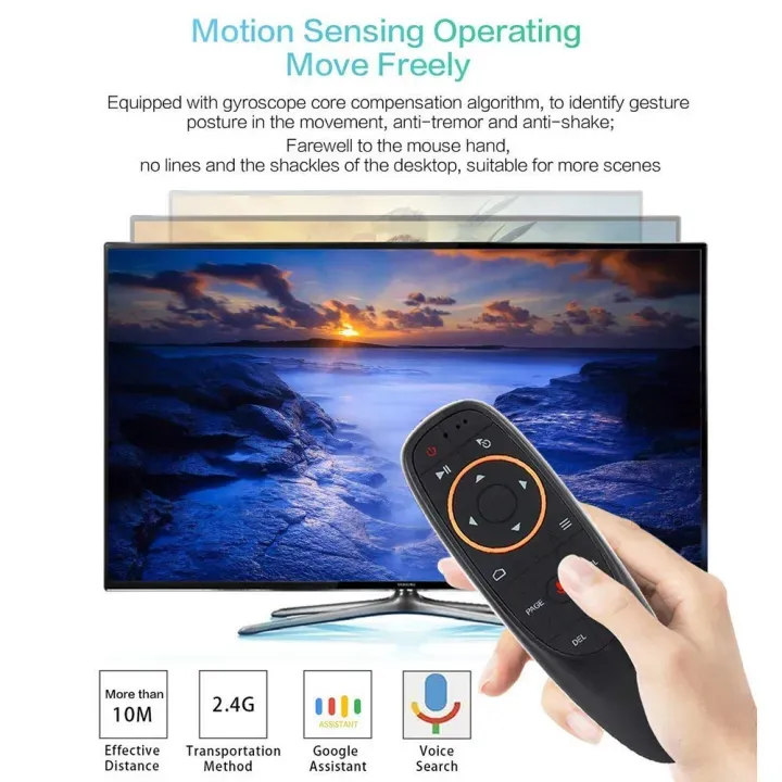 Wireless Air Mouse With Voice Control YouTube, Netflix For Android mobile and Smart TV and tablets View Gallery - Pakistan