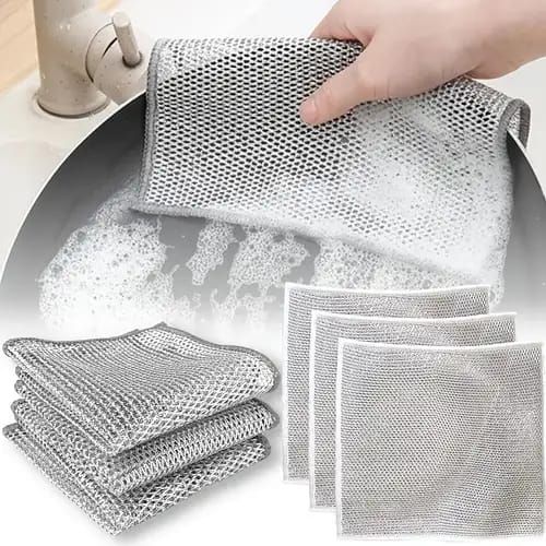 Dish washing Cleaning cloth | Wire Dish washing Rugs for Wet and Dry Kitchen View Gallery - Pakistan