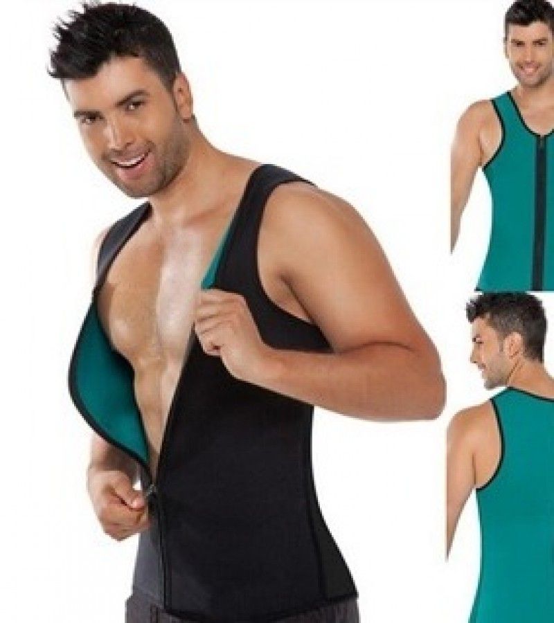 Hot Shapers Slimming Zipper body Shaper Instead SlimShirt for Men View Gallery - Pakistan