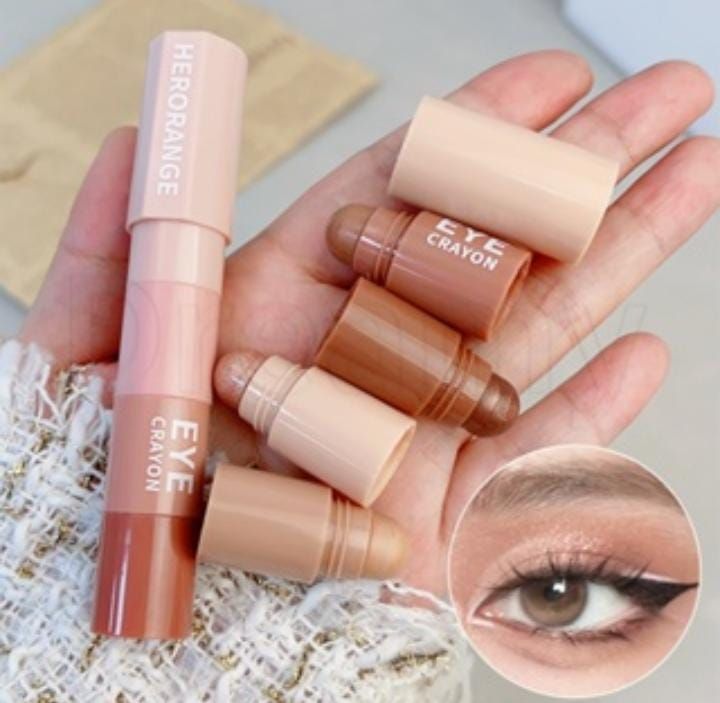 (one pcs ) 4 in 1 eye makeup pen (random color)  without box View Gallery - Pakistan