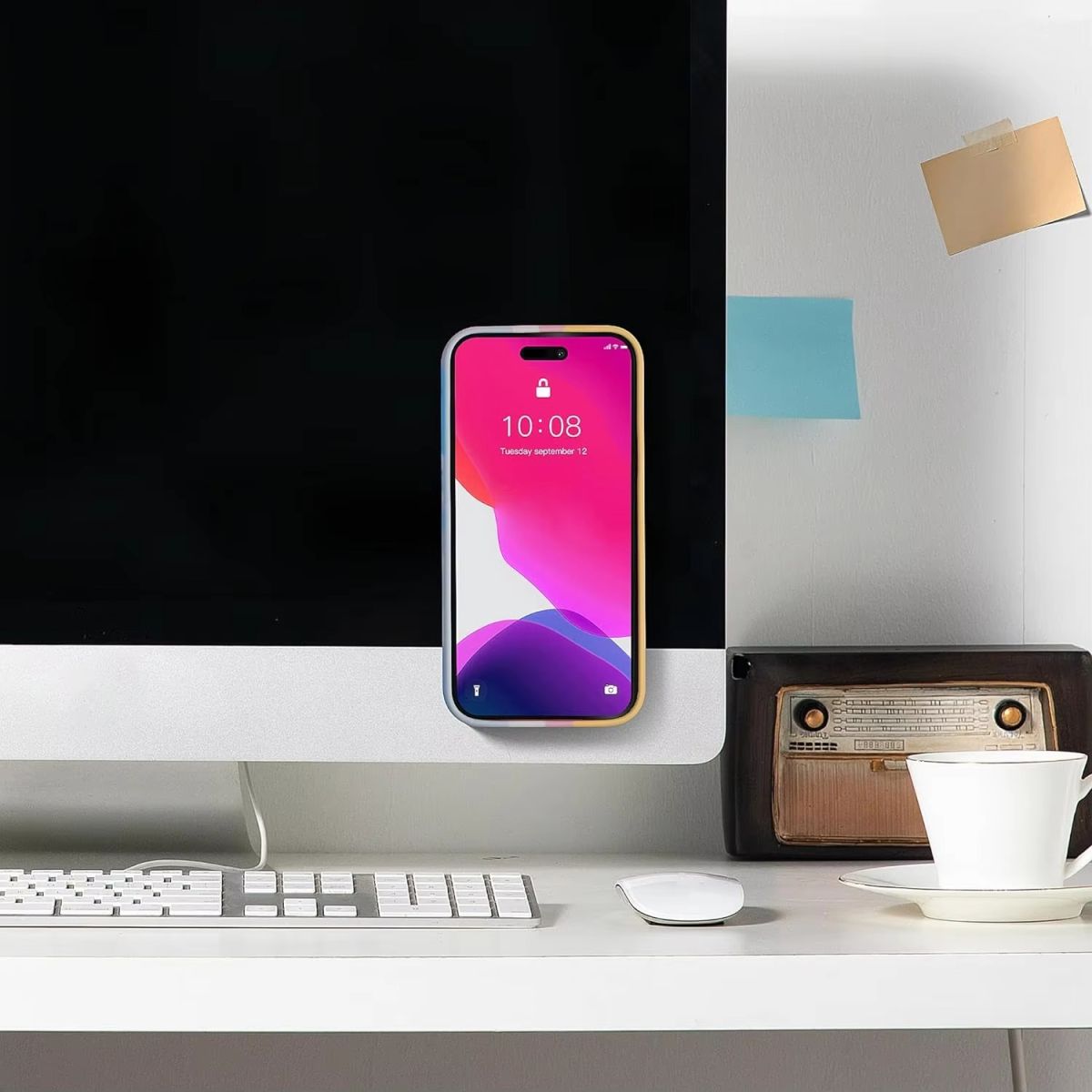 Mobile bubble Grip | Silicone Suction both side Bubble Grip Cup Phone Strong Grip Holder, Hands-Free use Mobile Phone Holder (Random color) View Gallery - Pakistan
