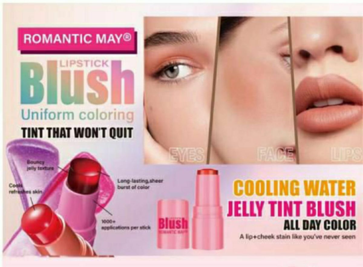 Pack Of 4 Pcs Romantic May Jelly tint Blush Stick View Gallery - Pakistan