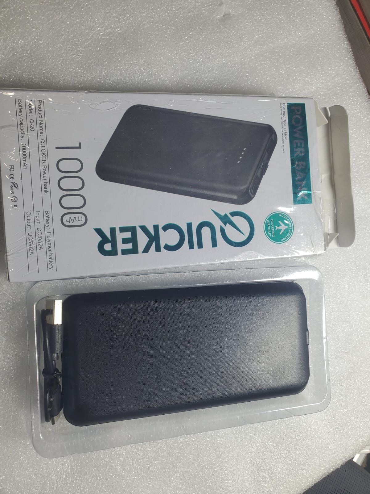 Quickar Power bank 10,000 mah