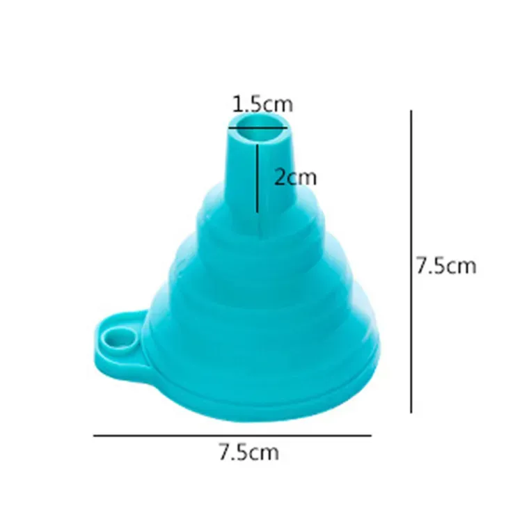 Pack of 3 Silicone Oil Funnel, Kitchen Liquid Oil Dispensing Tool (random color) View Gallery - Pakistan
