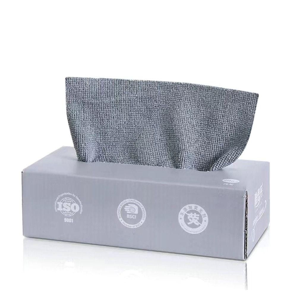 Microfiber Towel Reusable Pack of 20 Pcs Box Random Color View Gallery - Pakistan