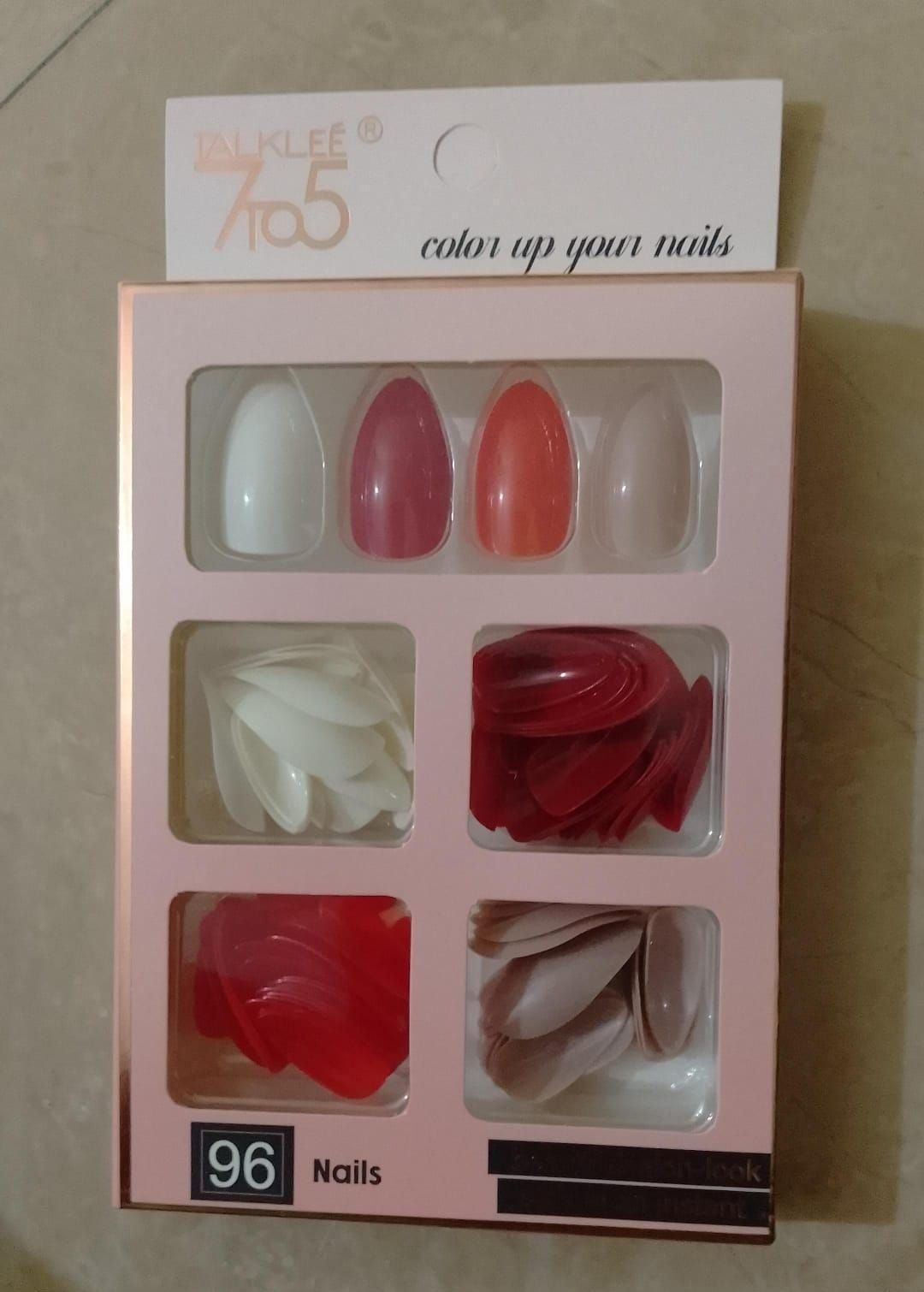 96 PCs nails set without glue or sticker View Gallery - Pakistan