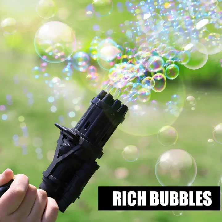 Automatic Bubble Gun For Kids | Water Gatling Play Gun for Boys &amp; Girls (Random color) View Gallery - Pakistan