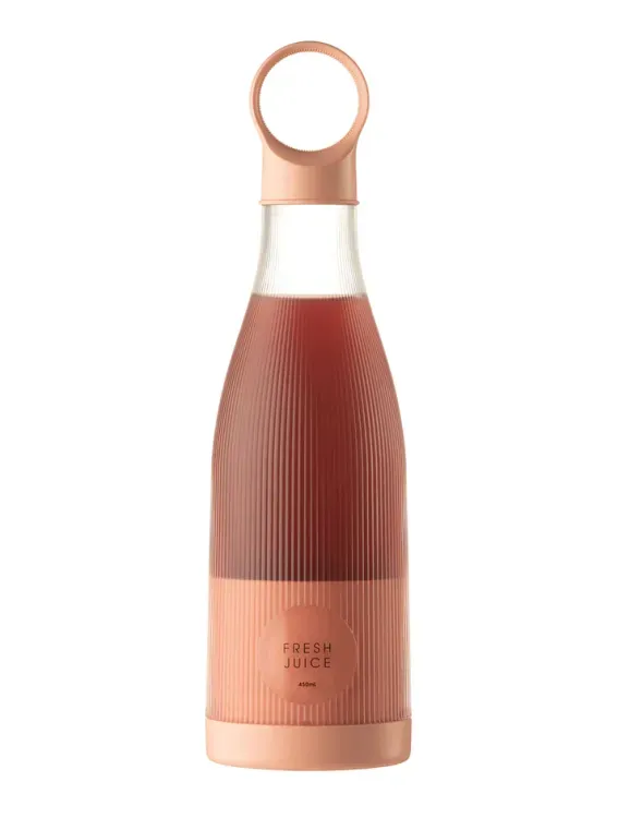 ELECTRIC JUICER Bottle | Blend Fruits and Drink - 420ml (rechargable) (Random color) View Gallery - Pakistan